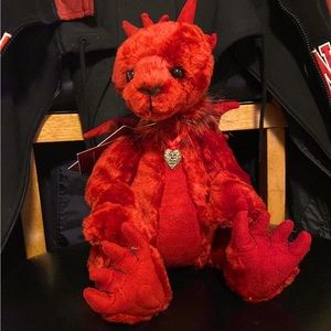 Charlie Bears limited edition Seraphina the red dragon